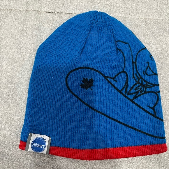 2010 Vancouver Olympics Pillsbury Doughboy Snowboarding Beanie Toque Canada - Picture 1 of 4